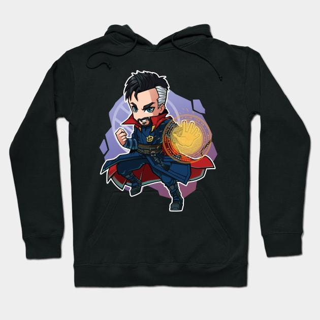 Dr Strange on Action Hoodie by Xar623